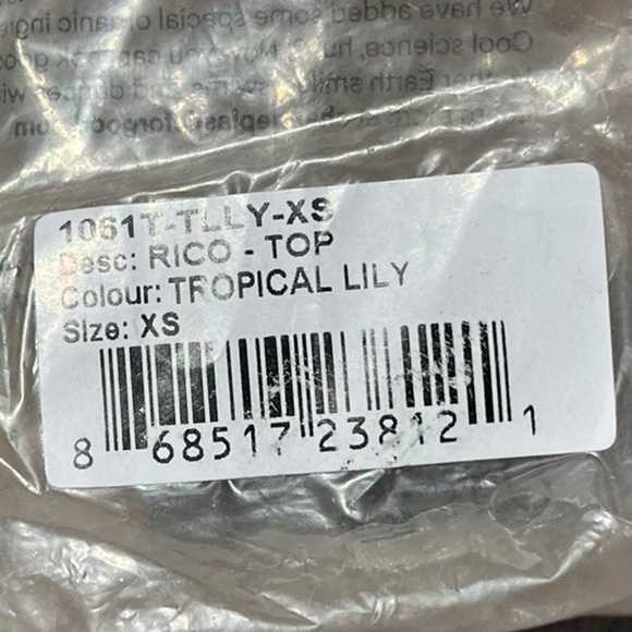 🌻NEW w.tags REVOLVE Stone Fox Swim Tropical Lily Rico Halter Top Size XS - Picture 8 of 8